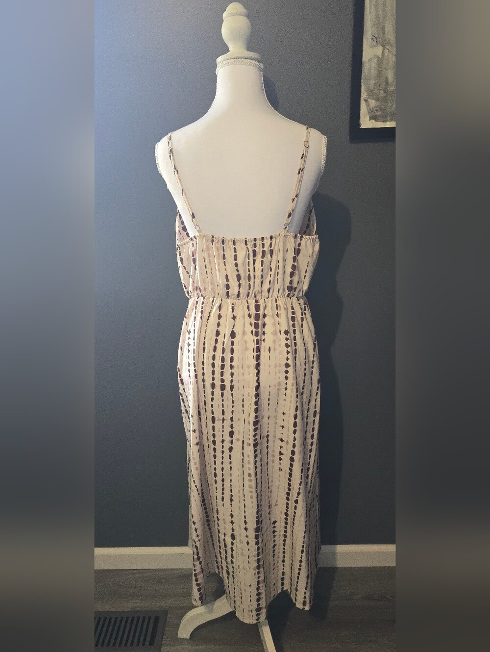 Cupshe Cream Summer Maxi Dress Coverup - Picture 3 of 7